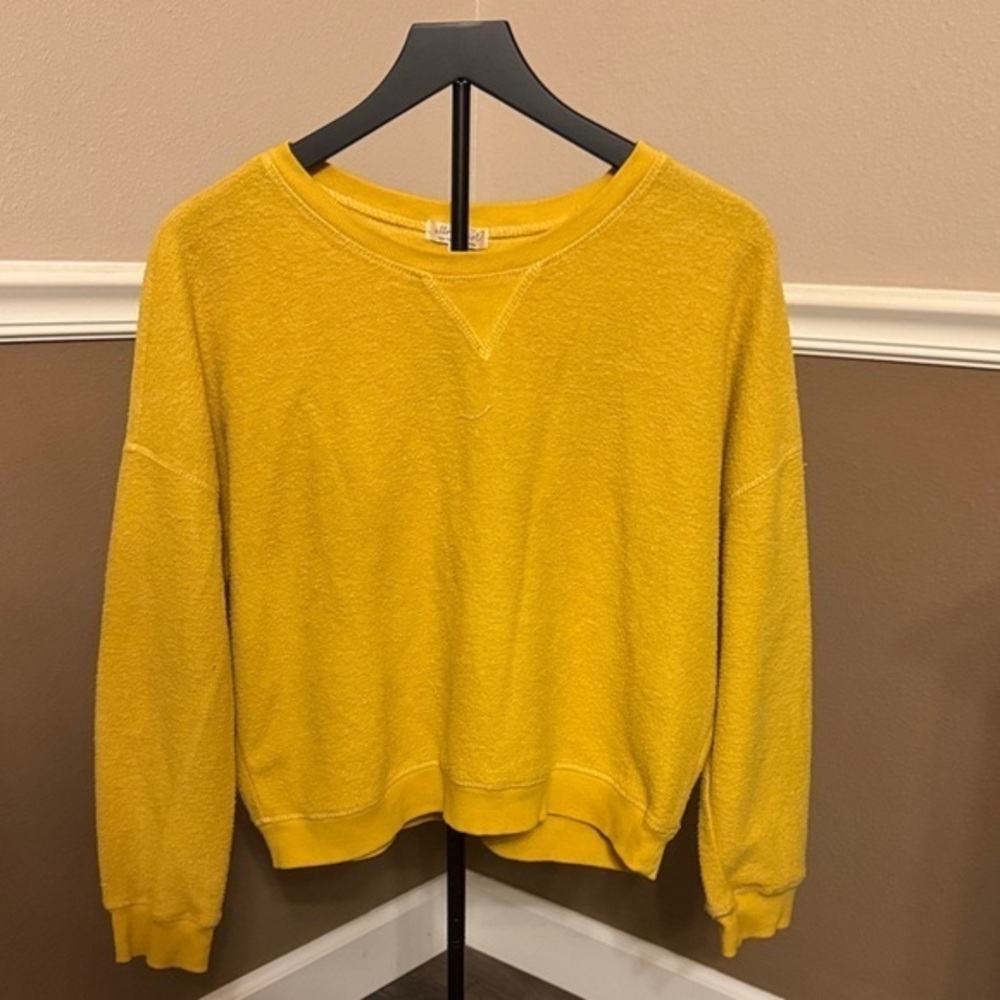 Ultra Flirt Mustard Crew Neck Sweater